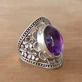 Achat-Hyda con Amatista