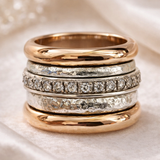 Anillo Vintaz Gold en Capas