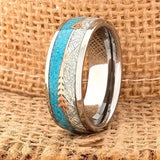 Anillo de Plata Emailada Antiguo | Oro Blanco