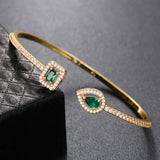 Brazalete Claudia de Esmeralda