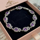 Pulsera Iris de Oro Blanco