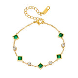 Pulsera Karolina con Esmeralda