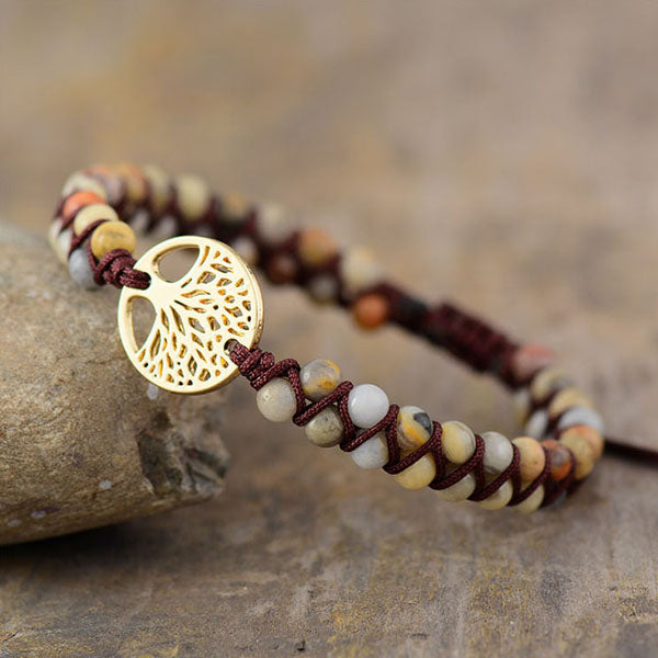 Pulsera de Jaspe Árbol de la Vida