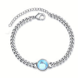 Pulsera de piedra lunar Voz interior