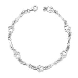 Pulsera con Patas de Perro Colgantes y Huesos de Plata Sostenible, Edición Limitada