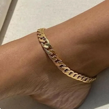 Pulsera con cadena para vacaciones en la playa