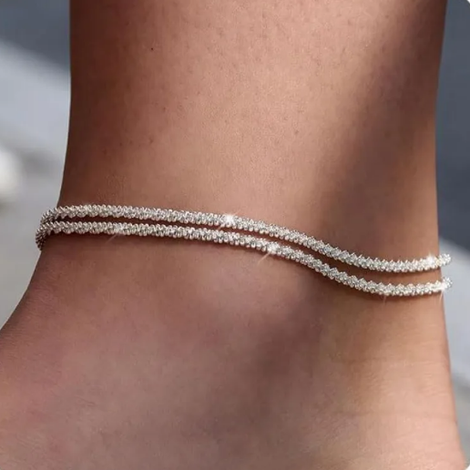 Pulsera con cadena para vacaciones en la playa