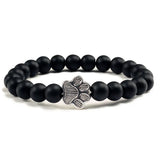 Brazalete con cuentas en forma de pata – Diseño de piedra natural
