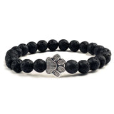 Brazalete con cuentas en forma de pata – Diseño de piedra natural