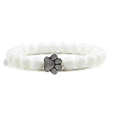 Brazalete con cuentas en forma de pata – Diseño de piedra natural