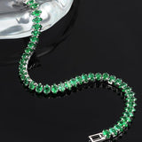 Pulsera con piedras de esmeralda