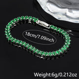 Pulsera con piedras de esmeralda