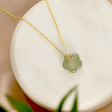 Collar de flores con jaspe