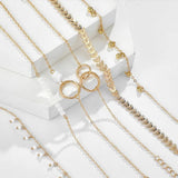 Conjunto de Pulseras Bohème en Color Dorado