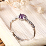 Anillo Brigitte con Amatista