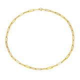 Collar de mujer con cadena de acero