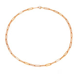 Collar de mujer con cadena de acero
