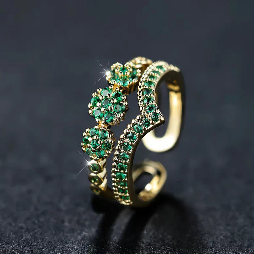 Anillo de Boda Esmeralda