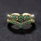 Anillo de Boda Esmeralda