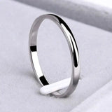 Anillo sencillo en oro y plata