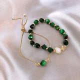 Brazaletes Verdes Elegantes