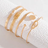 Conjunto de joyería elegante con nudos