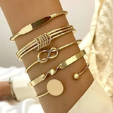 Conjunto de joyería elegante con nudos