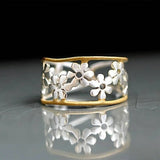 Emilie | Anillo de flores único
