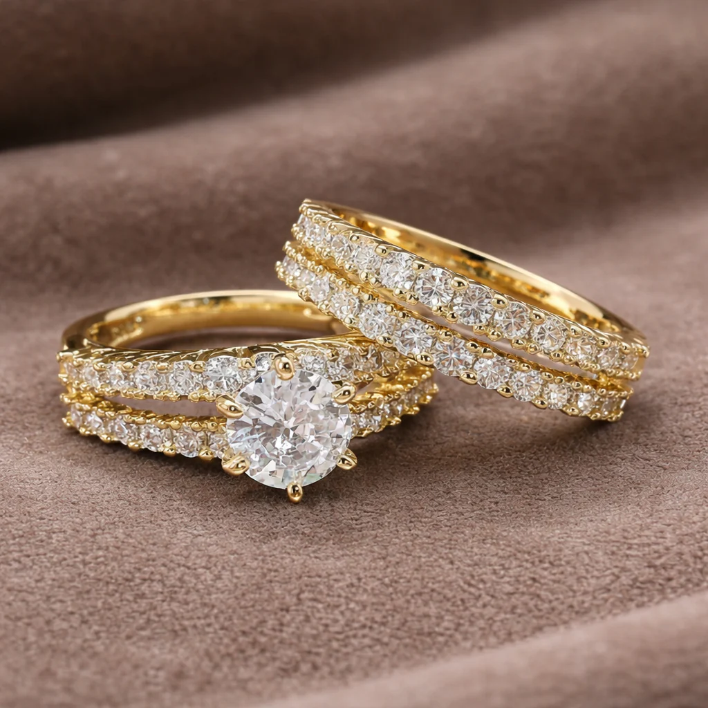 Conjunto de Anillos Brillo Eterno