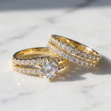 Conjunto de Anillos Brillo Eterno