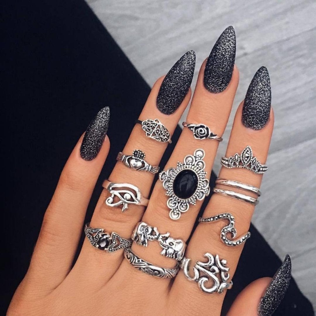 Conjunto Premium Exclusivo con 8 a 12 Anillos