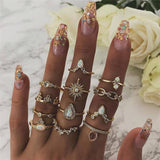 Conjunto Premium Exclusivo con 8 a 12 Anillos