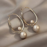 Pendientes fascinantes con perlas