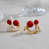 Pendientes franceses de plata