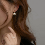 Pendientes franceses de plata