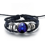 Pulsera brillante con 12 signos del zodiaco