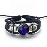 Pulsera brillante con 12 signos del zodiaco