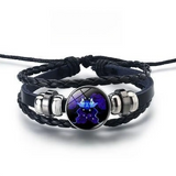 Pulsera brillante con 12 signos del zodiaco