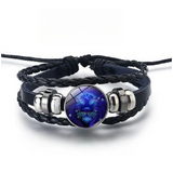 Pulsera brillante con 12 signos del zodiaco