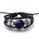 Pulsera brillante con 12 signos del zodiaco