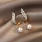 Pendientes de oro con perlas