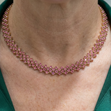 Collar de Rosé Dorado