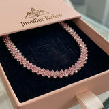 Collar de Rosé Dorado