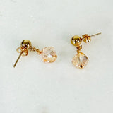 Pendientes colgantes dorados "Liana"