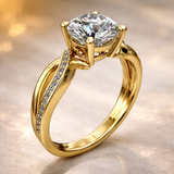Anillo Dorado "Brillo Eterno"