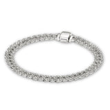 Pulsera Cubana Ancha Dorada