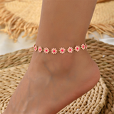 Pulsera de pie dorada "Daisy"