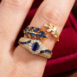 Conjunto de Anillos Dorados Abellissa