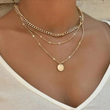 Collar chapado en oro