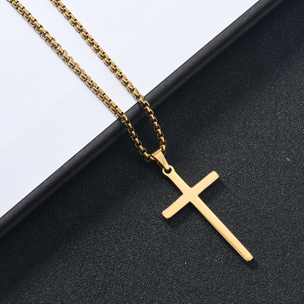 Collar con cruz "Fe en aumento"